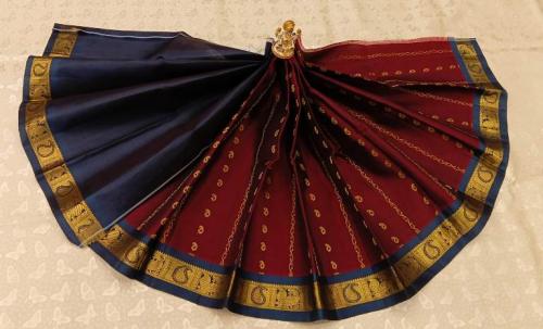 HF Zari Silk Pavadai 50 Cms x 120 Cms PKL4
